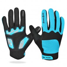 Outdoor Sports Men and Women Riding Gloves Touchscreen Gloves Plus Velvet Warm Anti - skid